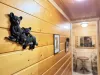 Black Bears adorn the hallway