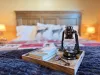 Relax after a long day with a book in the room.