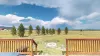 View from the deck of the cabin.
