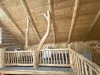 Upstairs loft with 2 twin beds.