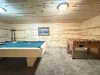 This room also has a Foosball table.
