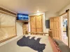 The master bedroom is provided with a closet to store your belongings.
