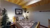 Bedroom #3 downstairs with a Queen size bed.