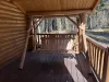 Seating on the deck to enjoy the outdoors.