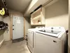 Downstairs there is a washer and dryer for you to use with laundry soap provided.