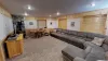 Downstairs basement seating for everyone to enjoy.