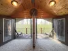 Additional seating in the loft with access to the deck here.