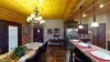 The kitchen and dining area flow seamlessly together. Perfect if you are planning on hosting a big meal during your stay.