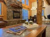 Enjoy the gas fireplace all year long.