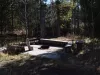 Fire pit located outside for your use.