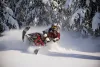 Sled right from the cabin from the heated garage