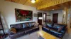 Relax and enjoy each others company in the downstairs living area.
