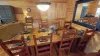 There is also plenty of seating to enjoy a meal around the table.