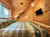 Perfect for 2 people. Flat screen smart tv.
