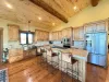 Perfect kitchen to cook a nice home cooked meal. Kitchen equipped with stainless steel appliances.