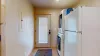 Stacked washer and dryer for your use. Laundry soap is provided.