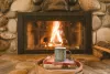 The wood-burning fireplace in the cabin is a true centerpiece, offering both warmth and charm to the space. Make sure to bring your own wood.