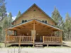 Outside view of Meadow Creek Cabin.