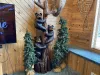 Bear decor placed throughout the cabin.