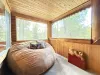 Large love sac on the screened porch.