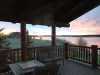 Enjoy the beautiful sunsets of Island Park from the deck.