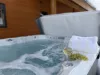 Relax in the hot tub.