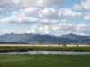 Scenic views on the golf course right by the cabin.