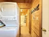 Stackable washer and dryer is available for you to use, laundry soap is provided.