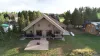 Lots of space around the cabin.