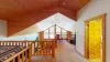 The large windows bring in lots of natural light to the loft.