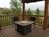 Large open deck with seating to enjoy the view.