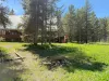 Fire pit view to the house.