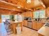 Open kitchen to the dining room.