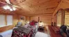 Bedroom #2 on the main level with a Queen size bed.