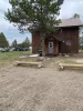 Plenty of parking in front of the cabin.