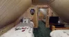 Access to the other bedroom is just through here.