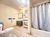Bathroom 2 with plenty of room with bath and shower combo