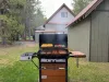 BBQ grill with propane for you to grill up that delicious meal.