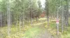 Huckleberry Retreat is nestled in the trees.