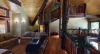 The openness of the cabin allows you to move from room to room seamlessly.