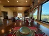 Dining room table that seats 8.