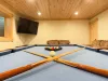 Pool table in the basement for that friendly game.