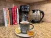 coffee maker and electric water kettle for that perfect drink.
