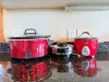 Fully stocked with convenient small appliances like a slow cooker and rice cooker, making home-cooked vacation meals effortless.