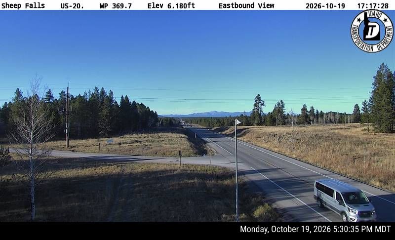 Webcam: US-20 Sheep Falls