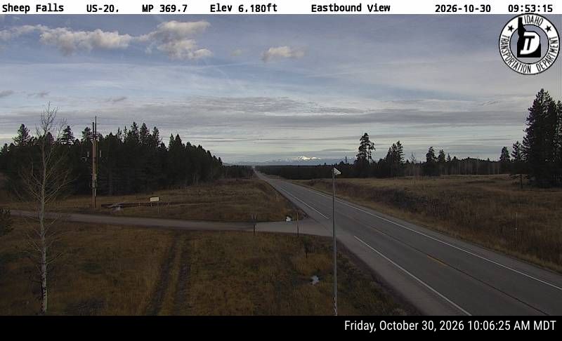 Webcam: US-20 Sheep Falls